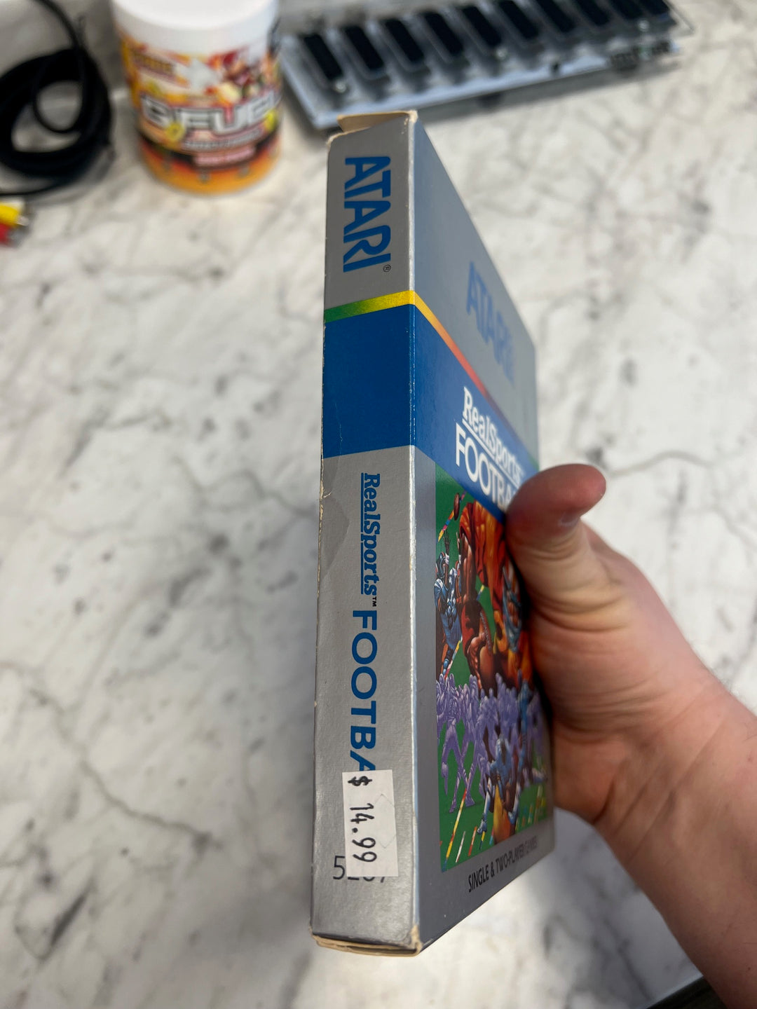 Real Sports Football for Atari 5200 With box and manual Untested DU7324