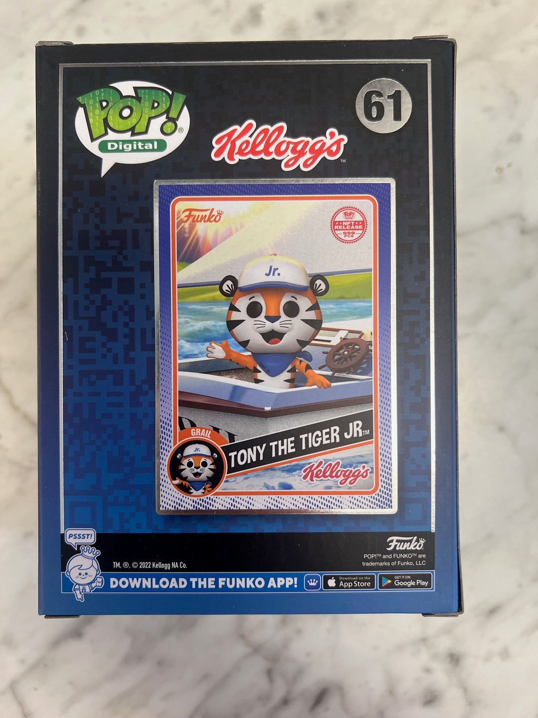 Funko Pop! Digital Tony the Tiger JR #61 Kellogg's Release  FP121924