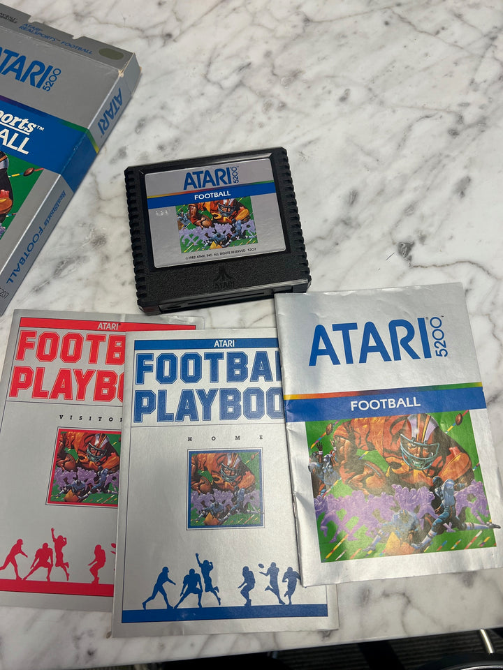 Real Sports Football for Atari 5200 With box and manual Untested DU7324