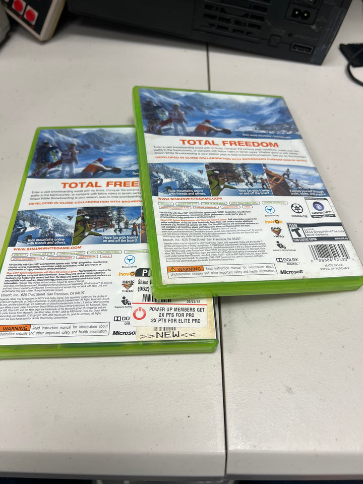 Shaun White Snowboarding for Microsoft Xbox 360 in case. Tested and working.     DO61024