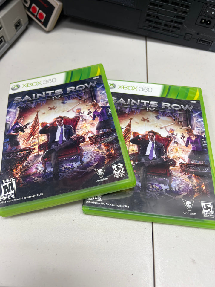 Saint's Row IV for Microsoft Xbox 360 in case. Tested and working.     DO61024