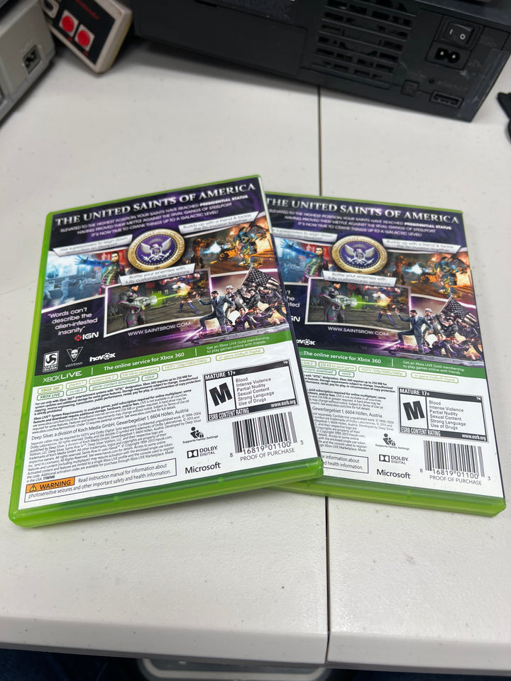 Saint's Row IV for Microsoft Xbox 360 in case. Tested and working.     DO61024