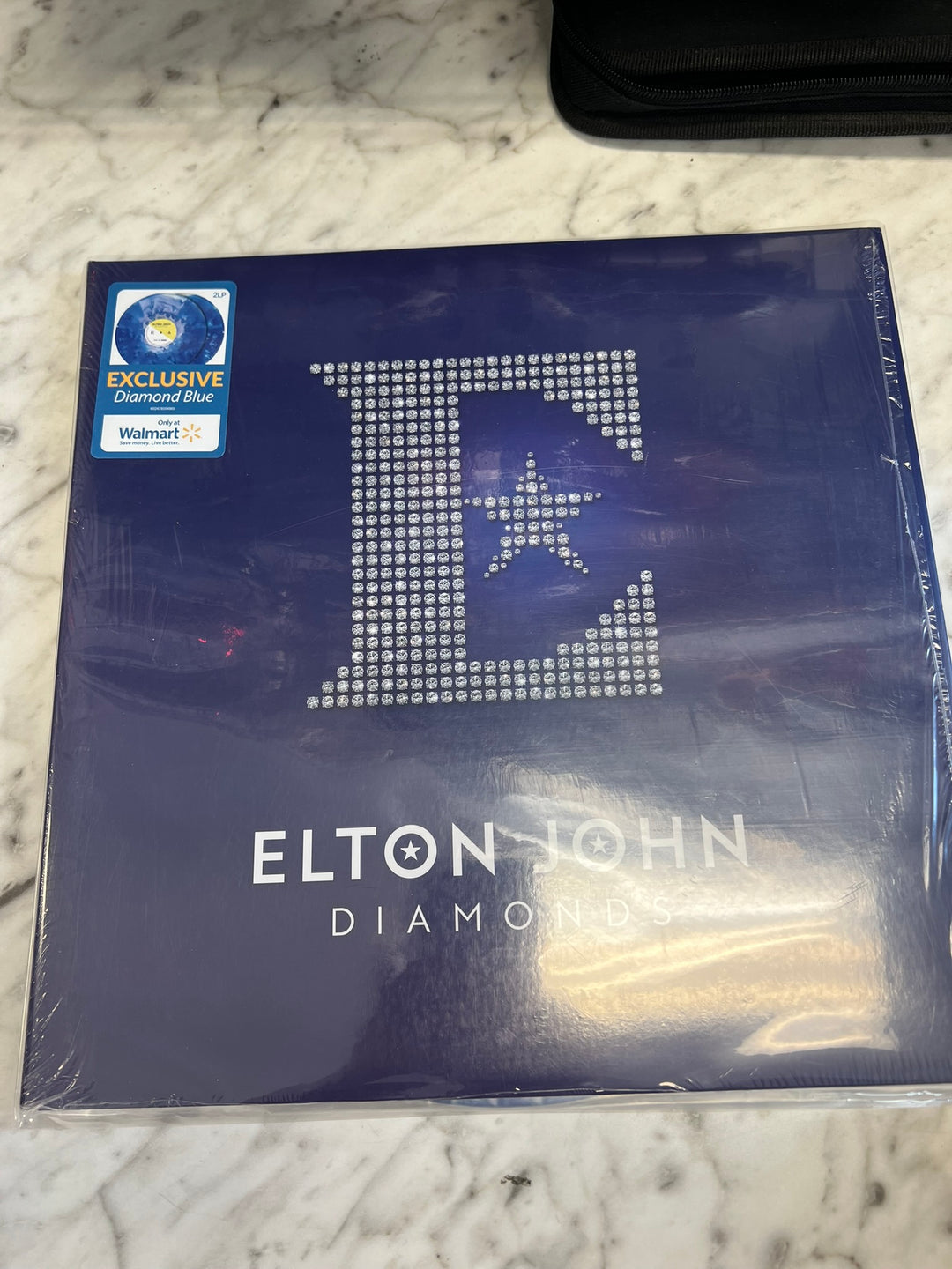 Elton John - Diamonds VG+ Condition Blue Vinyl Record VR8226