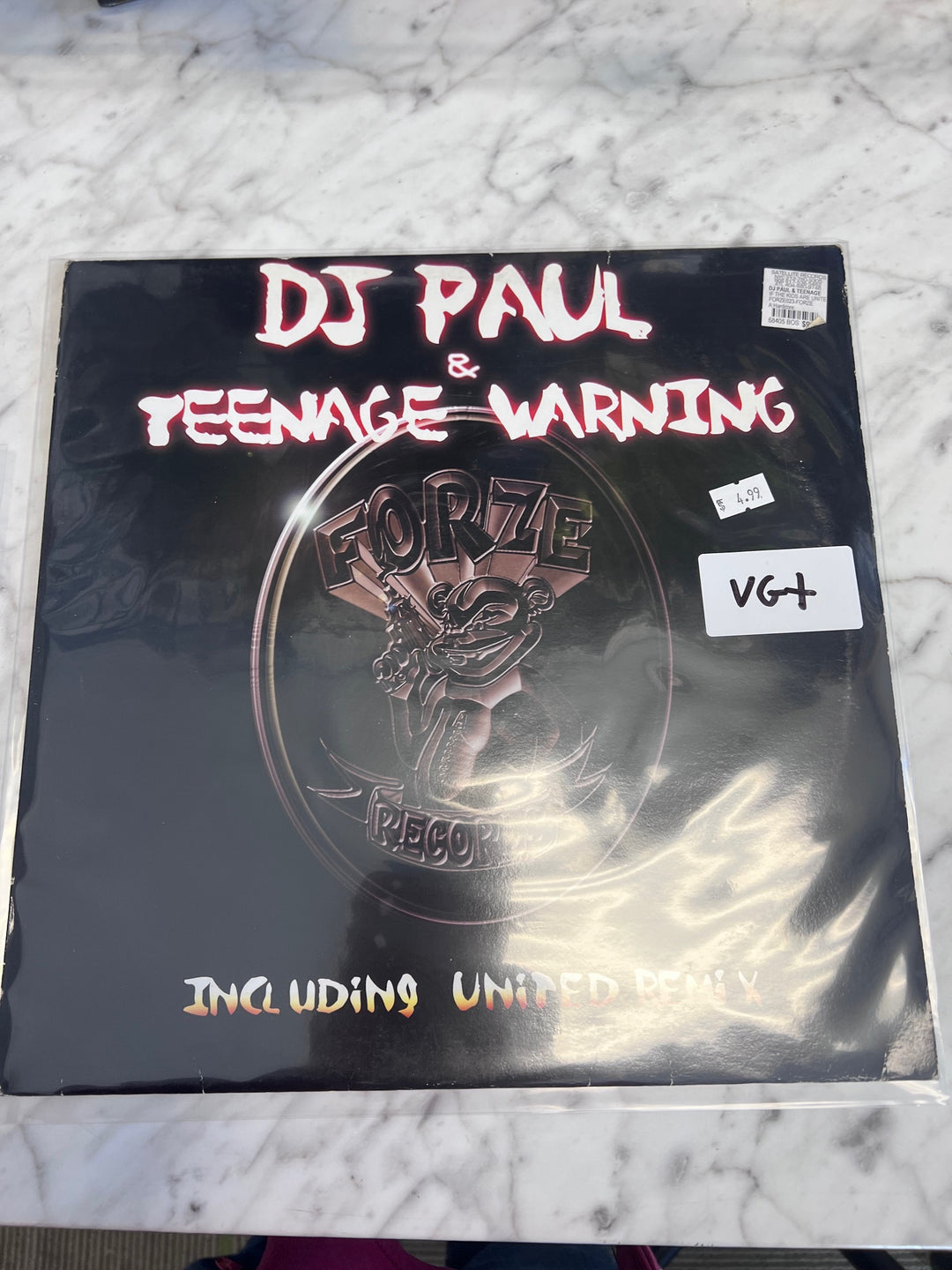 DJ Paul & Teenage Warning - If Da Kidz Are United Forze 23 (VG+) Condition Vinyl Record VR10225
