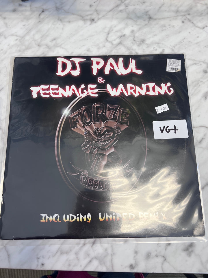 DJ Paul & Teenage Warning - If Da Kidz Are United Forze 23 (VG+) Condition Vinyl Record VR10225
