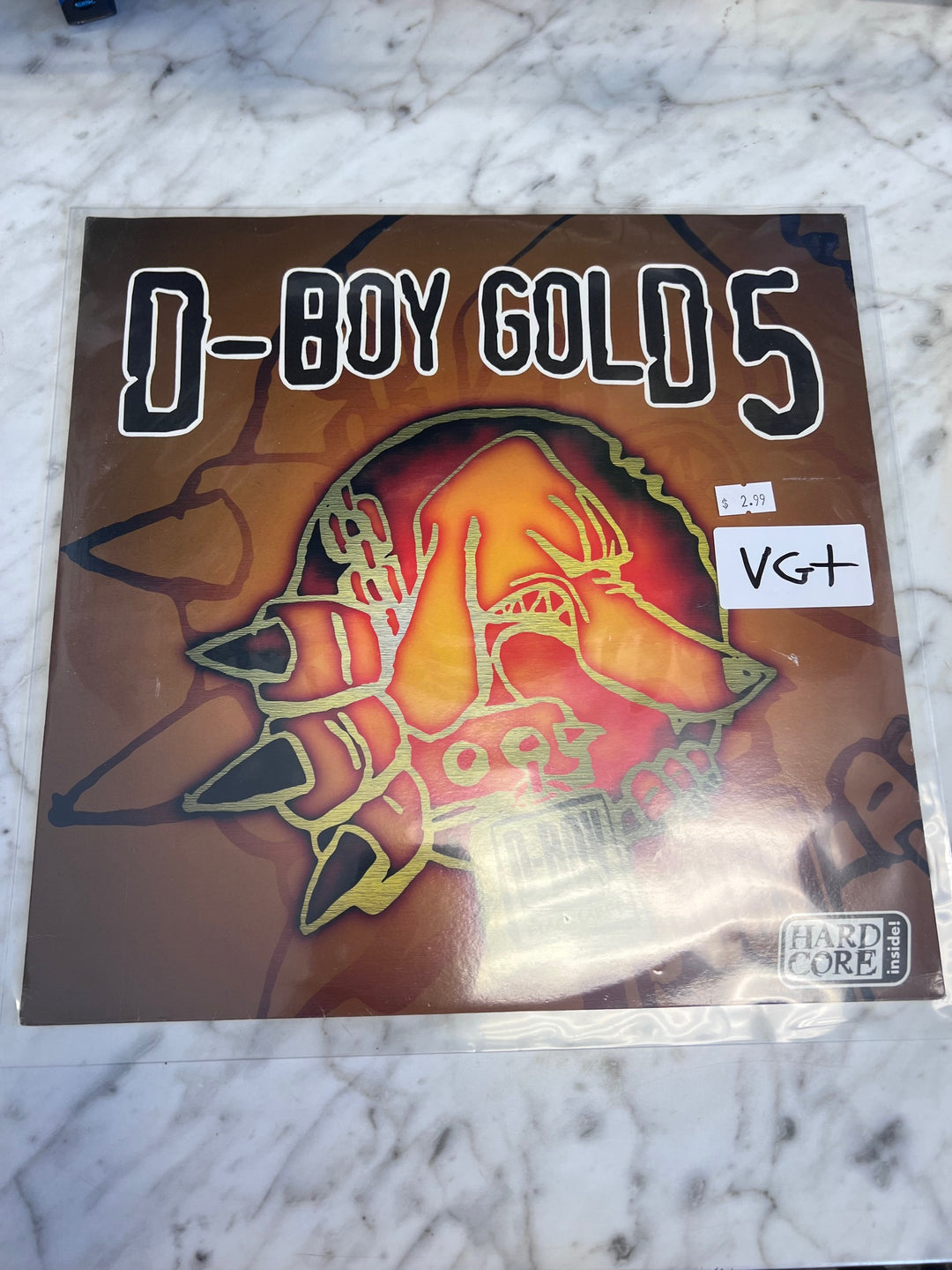 D-Boy Gold 5 Black Label (Hardcore) (VG+) Condition Vinyl Record VR10225