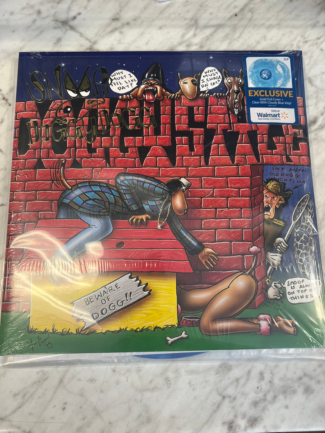 Snoop Doggy Dogg - Doggystyle VG+ Condition Cloudy Blue Vinyl Record VR8226