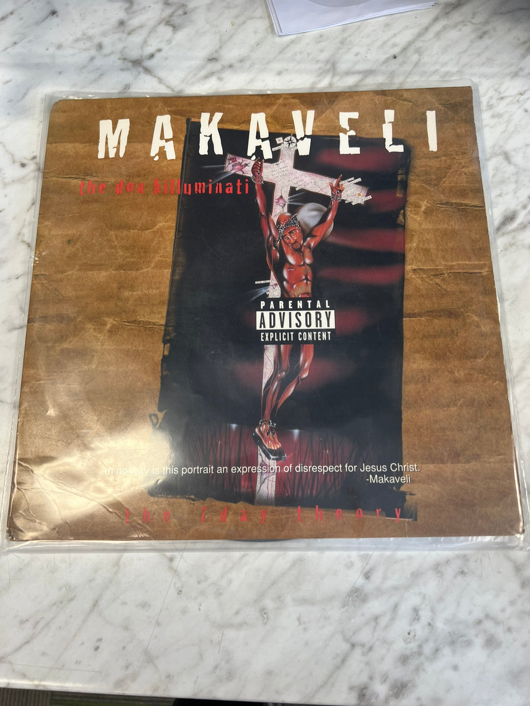 Makaveli - The Don Illuminati The 7 Day Theory VG+ Condition Vinyl Record VR8226