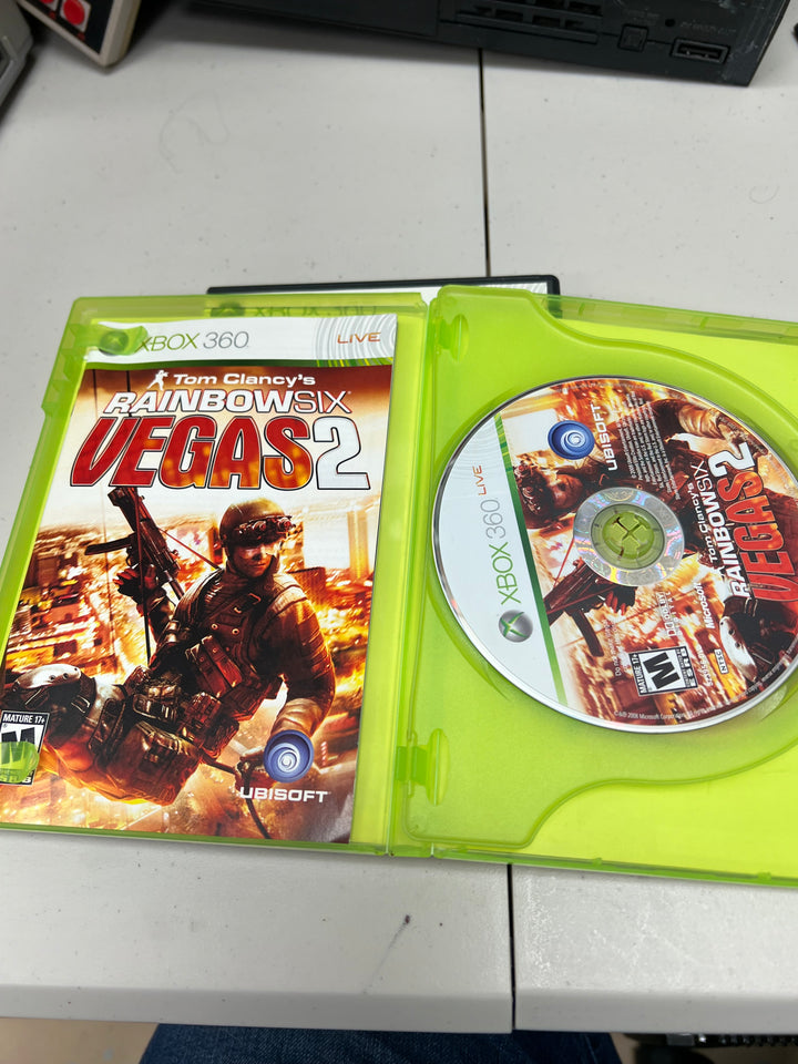 Tom Clancy's Rainbow Six Vegas 2 for Microsoft Xbox 360 in case. Tested and working.     DO61024