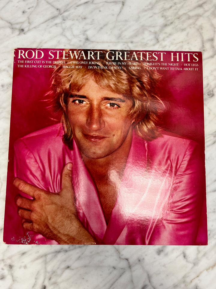 Rod Stewart Greatest Hits Vinyl Record    VR92124