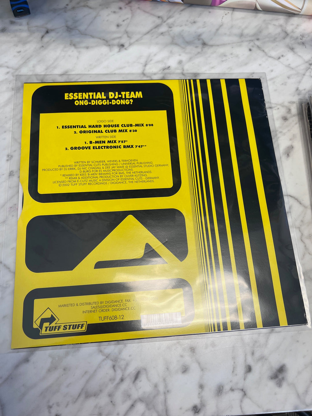 Essential DJ-Team - Ong-Diggi-Dong? Tuff Stuff (VG+) Condition Vinyl Record VR10225