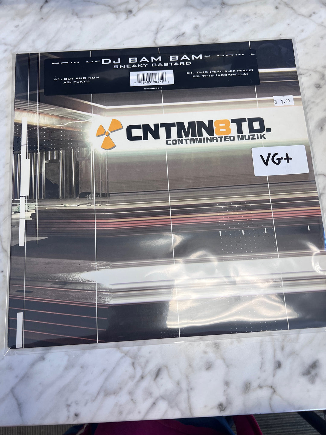 DJ Bam Bam - Sneaky Bastard (VG) Condition Vinyl Record VR10225