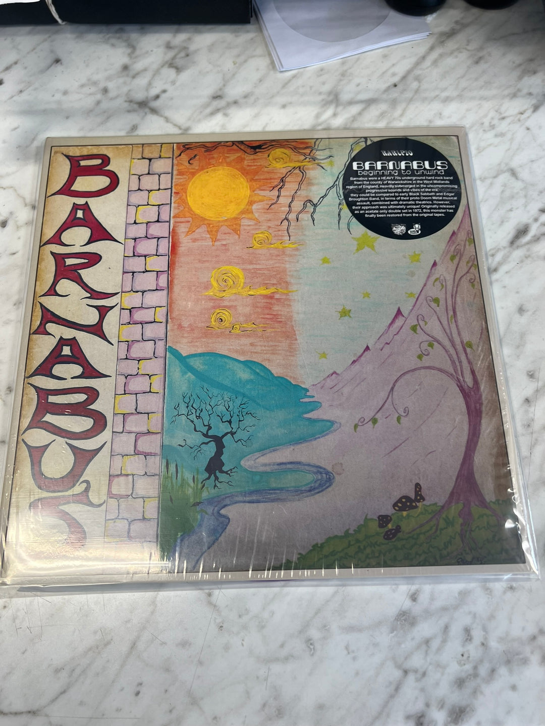 Barnabus - Beginning to Unwind VG+ Condition Purple Vinyl Record VR8226
