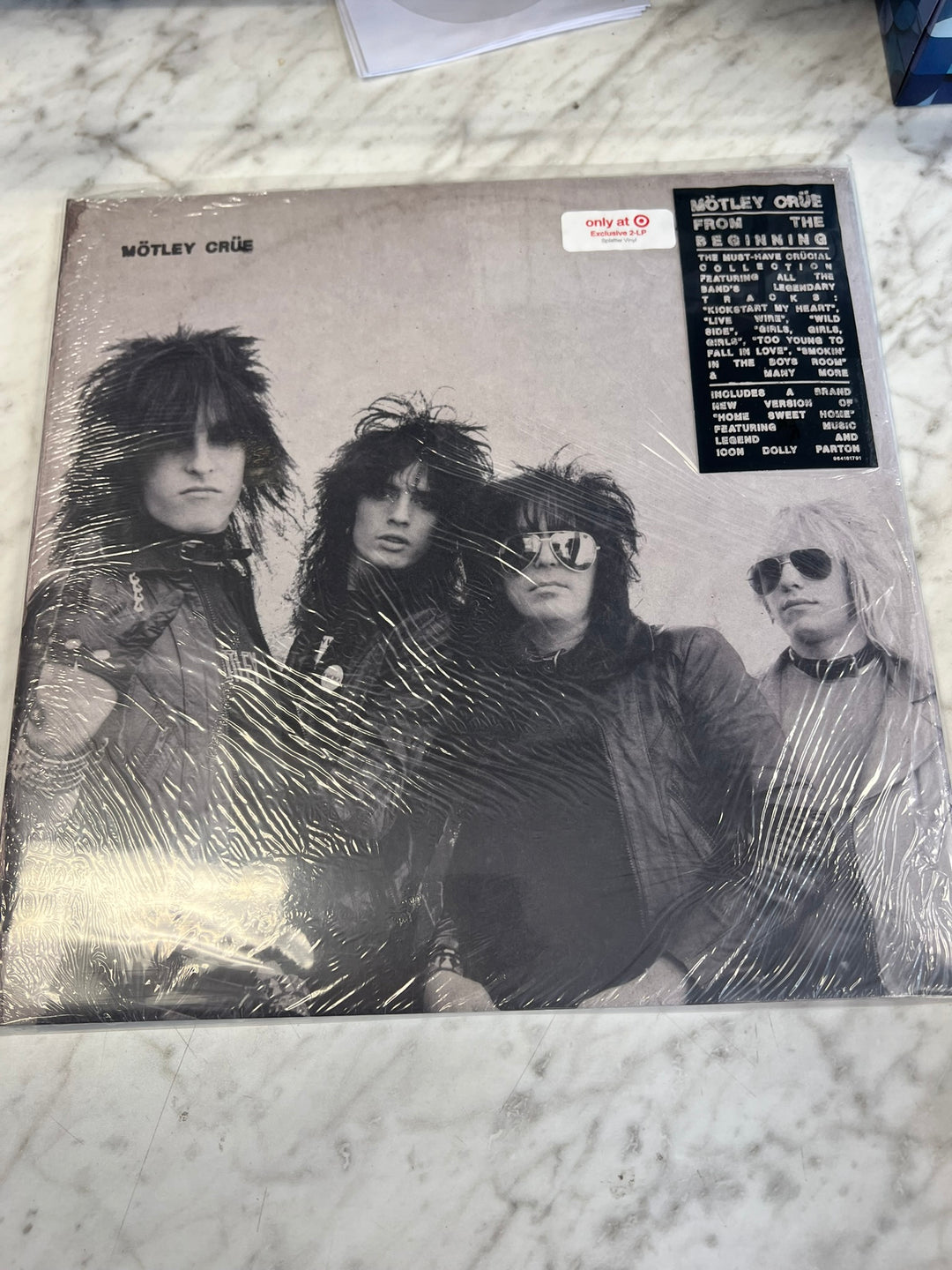 Motley Crue - From the Beginning VG+ Condition Splatter Vinyl Record VR8226