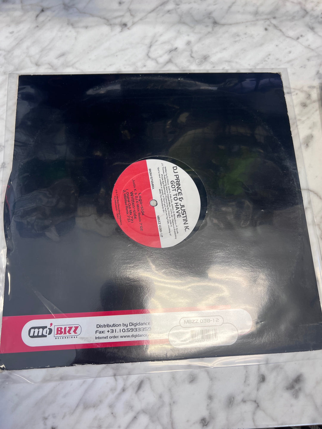 DJ Prince & Justin K - Got to Have (G) Condition Vinyl Record VR10225