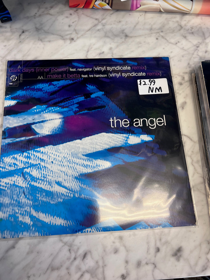 The Angel - Dark Days / Make it Betta Vinyl Syndicate Remixes (NM) Condition Vinyl Record VR10225