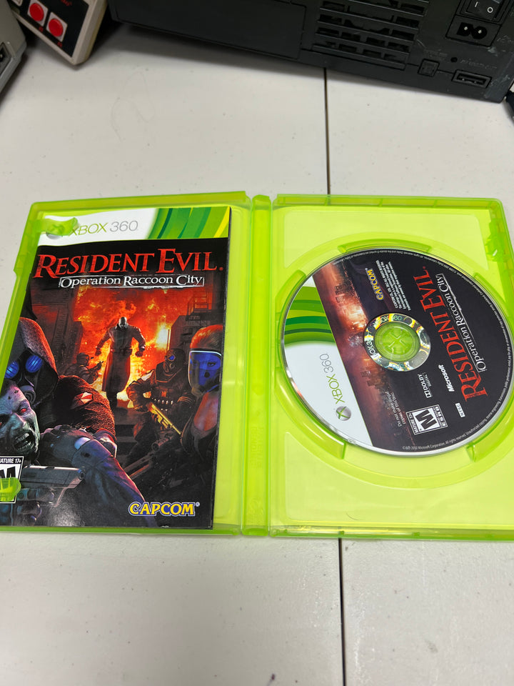 Resident Evil Operation Racoon City for Microsoft Xbox 360 in case. Tested and working.     DO61024