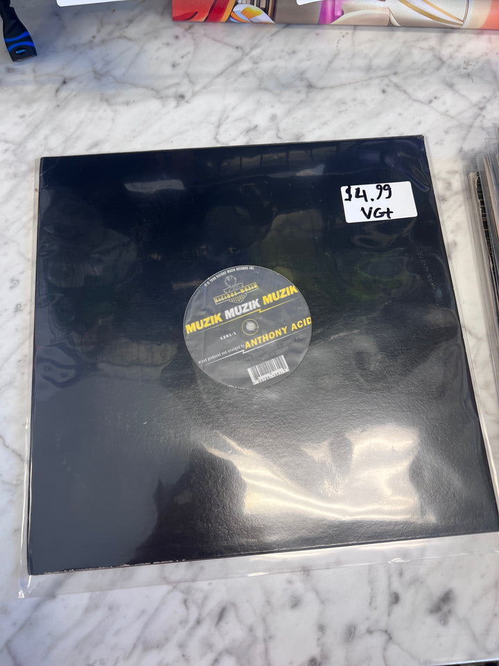 Anthony Acid - Muzik Muzik Muzik (VG+) Condition Vinyl Record VR10225