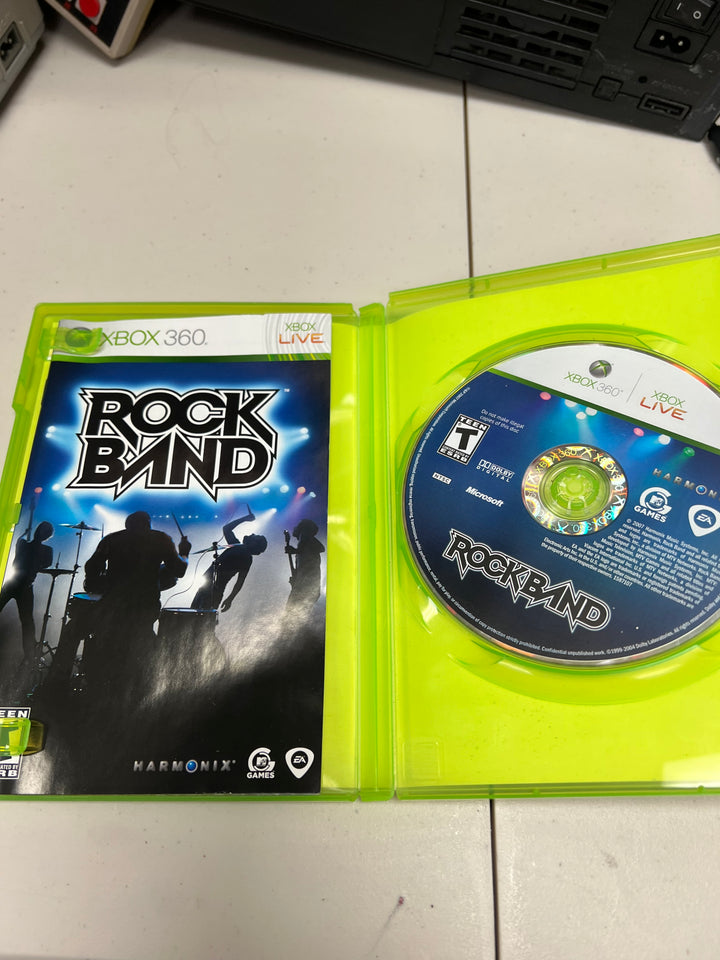 Rock Band for Microsoft Xbox 360 in case. Tested and working.     DO61024