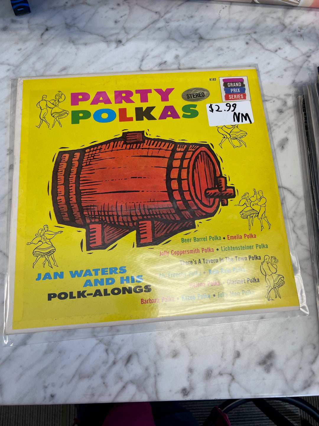 Party Polkas - Jan Waters and His Polk-Alongs (NM) Condition Vinyl Record VR10225