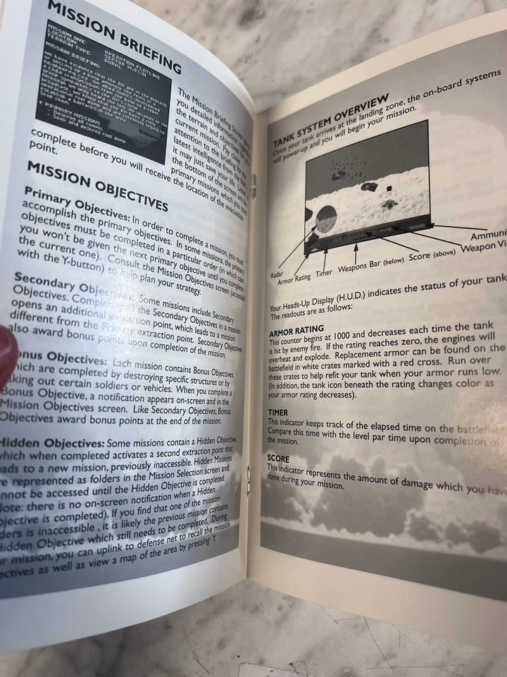 Mass Destruction Sega Saturn MANUAL ONLY MO12726