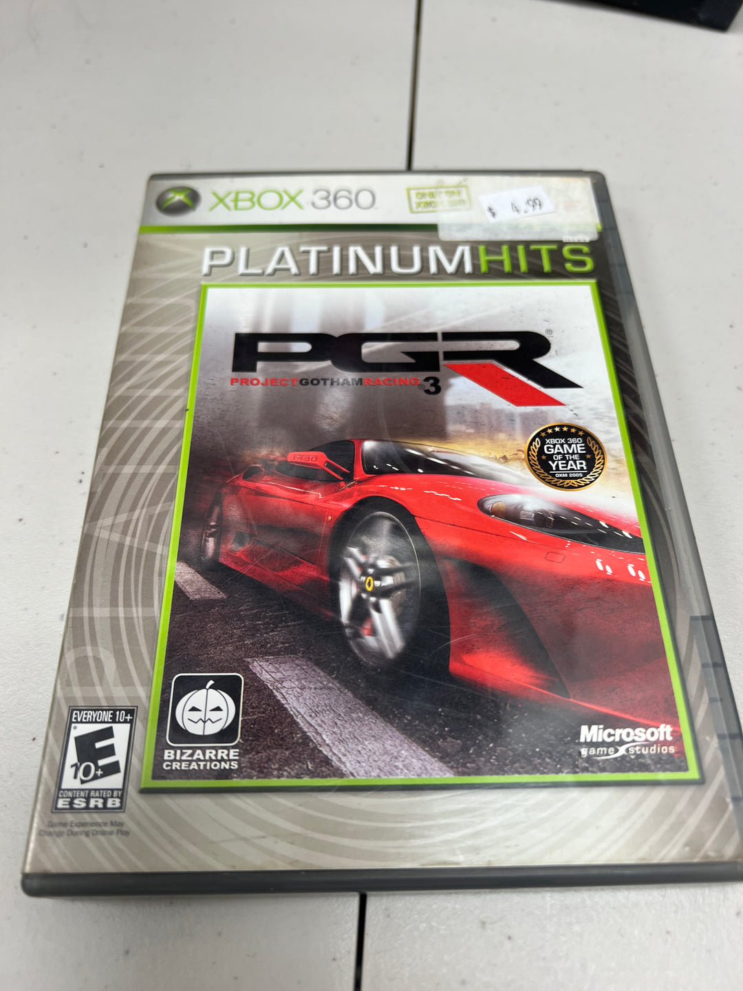 Project Gotham Racing 3 for Microsoft Xbox 360 in case. Tested and working.     DO61024