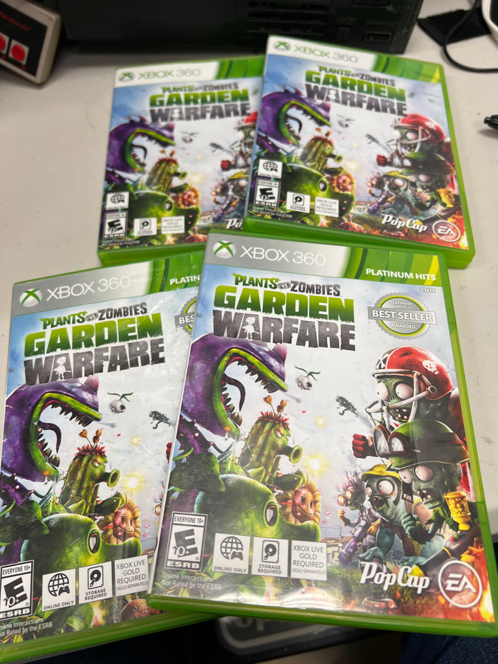 Plants Vs Zombies Garden Warfare for Microsoft Xbox 360 in case. Tested and working.     DO61024