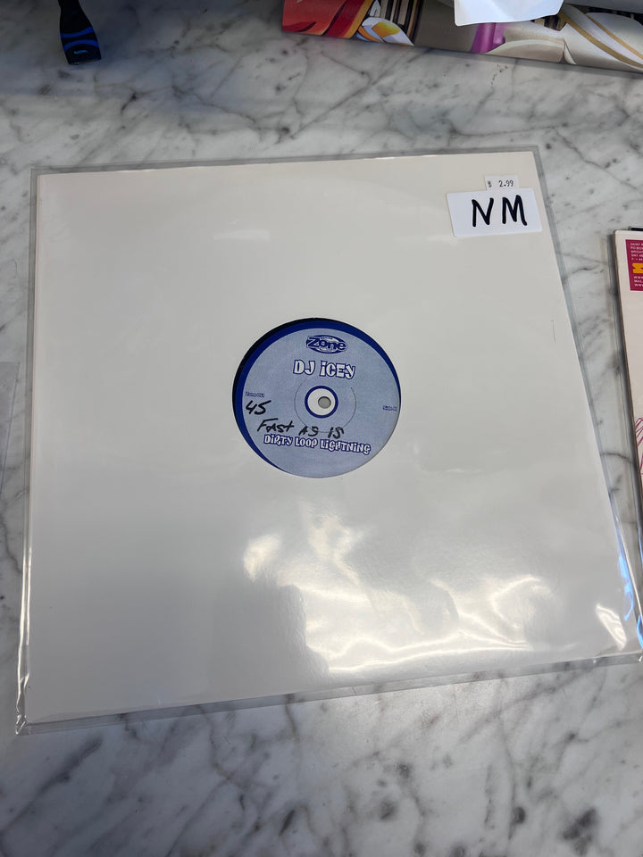 DJ Icey - Dirty Loop Lightning / Cross Eyed Sally (NM) Condition Vinyl Record VR10225