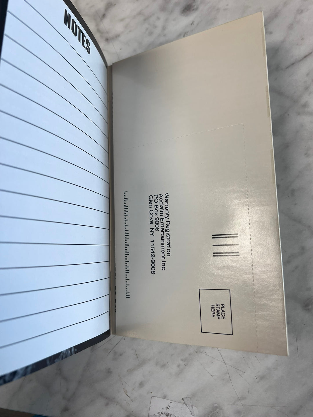 Robotica Sega Saturn MANUAL ONLY w/ reg card MO12726