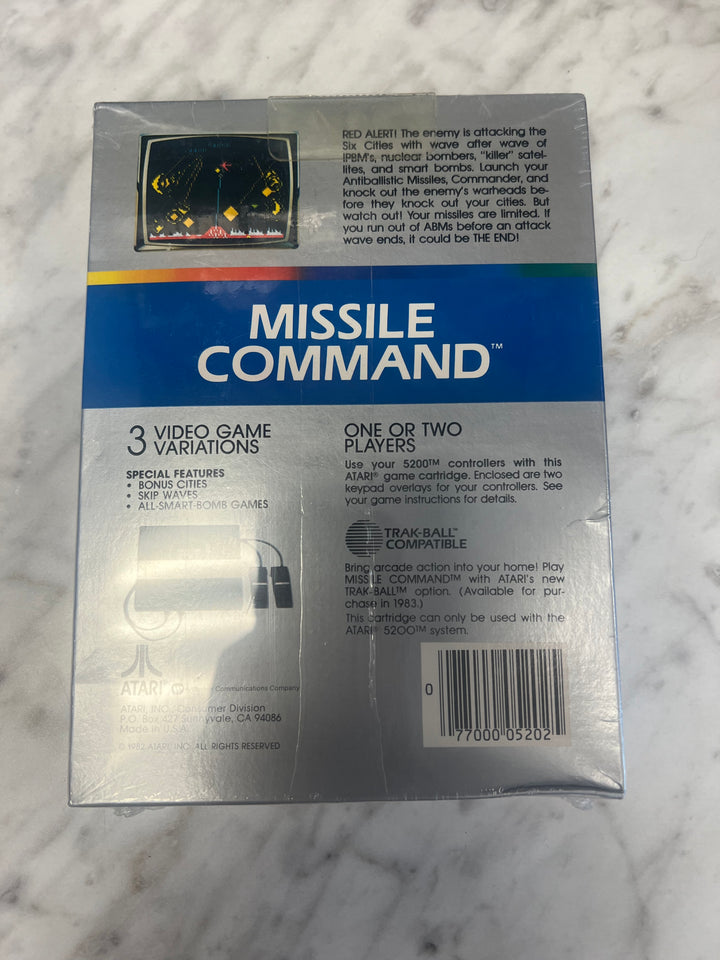 Missile Command for Atari 5200 Brand new sealed
