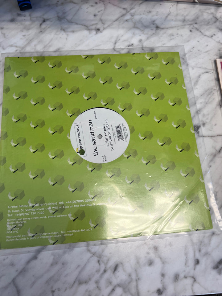 DJ Vinylgroover The Sandman - Feel No Pain / Let the Party Burn (NM) Condition Vinyl Record VR10225