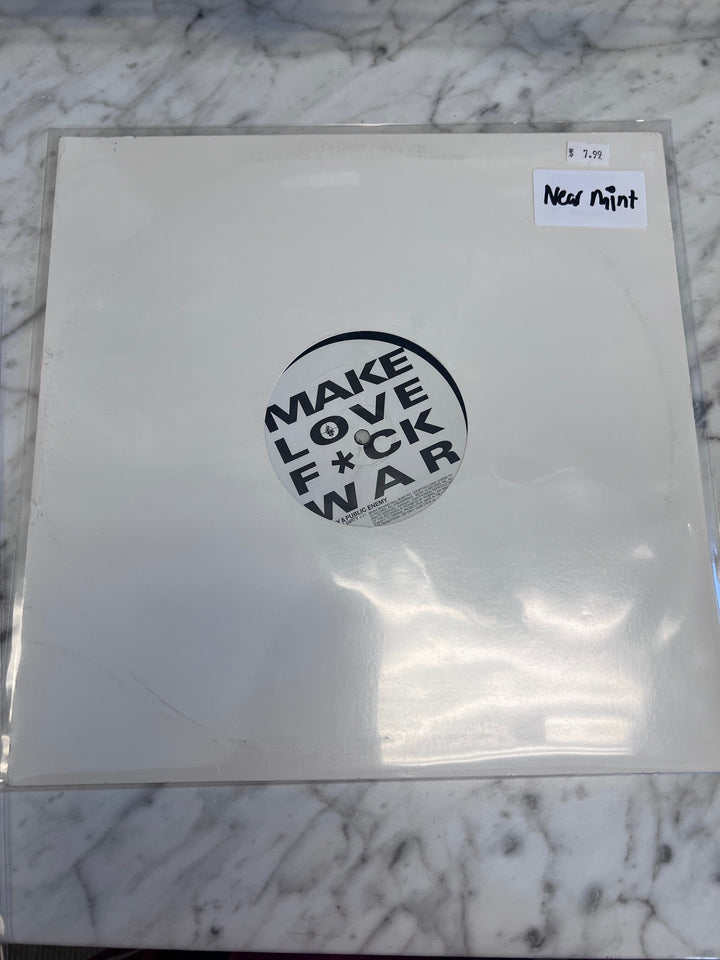 Make Love F*** War - Moby & Public Enemy (NM) Condition Vinyl Record VR10225