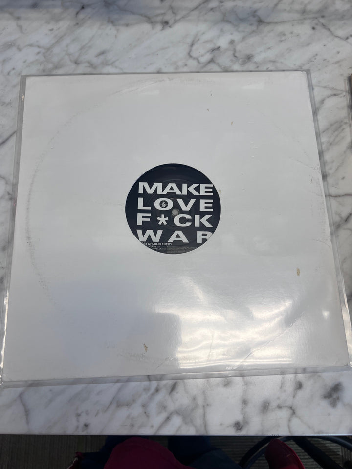 Make Love F*** War - Moby & Public Enemy (NM) Condition Vinyl Record VR10225