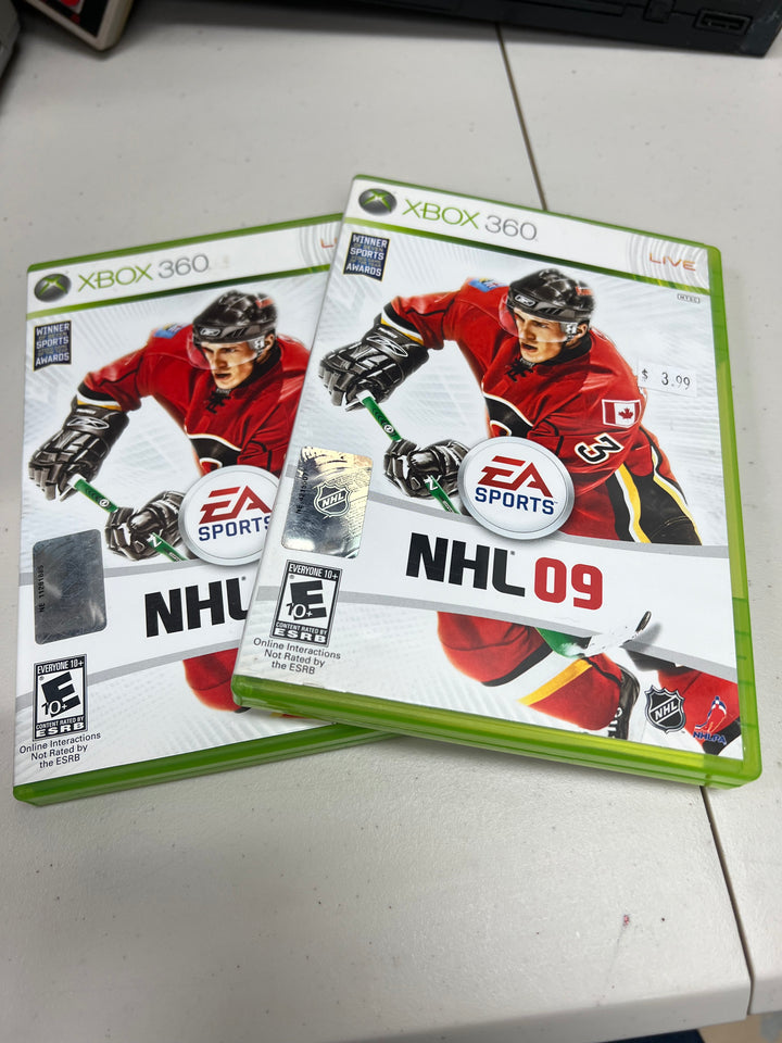 NHL 09 for Microsoft Xbox 360 in case. Tested and working.     DO61024