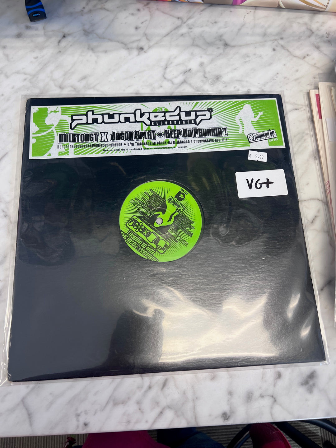 Milktoast x Jason Splat - Keep on Phunkin'! (VG+) Condition Vinyl Record VR10225