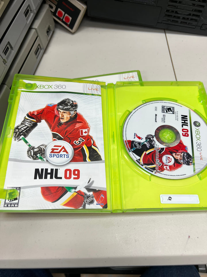 NHL 09 for Microsoft Xbox 360 in case. Tested and working.     DO61024