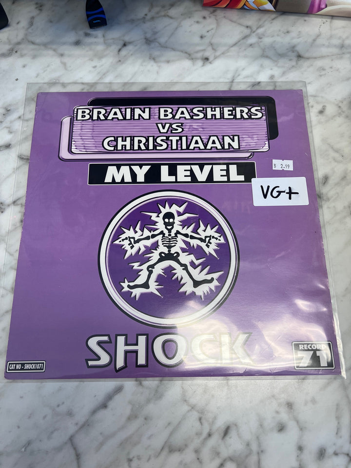 Brain Bashers vs Christiaan (VG+) Condition Vinyl Record VR10225