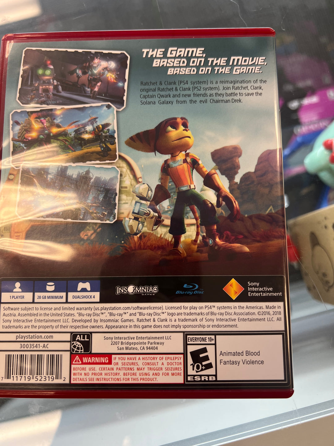 Ratchet & Clank PS4 Greatest Hits Playstation 4 Complete Used D7824