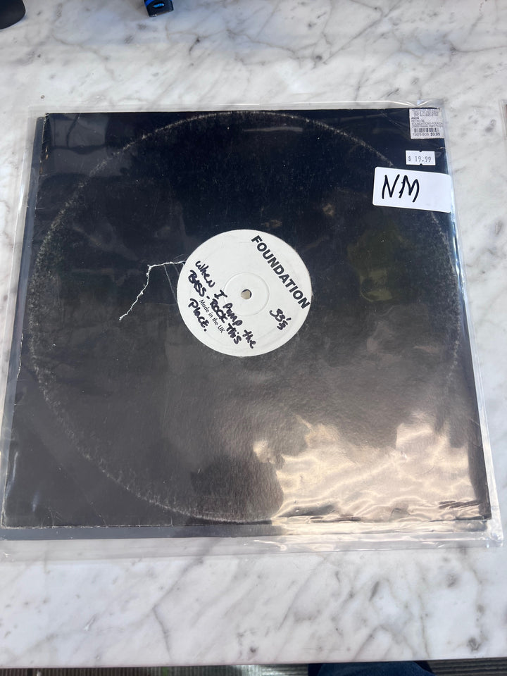 Foundation - When I Pump the Bass Rock This Place (VG+) Condition Vinyl Record VR10225