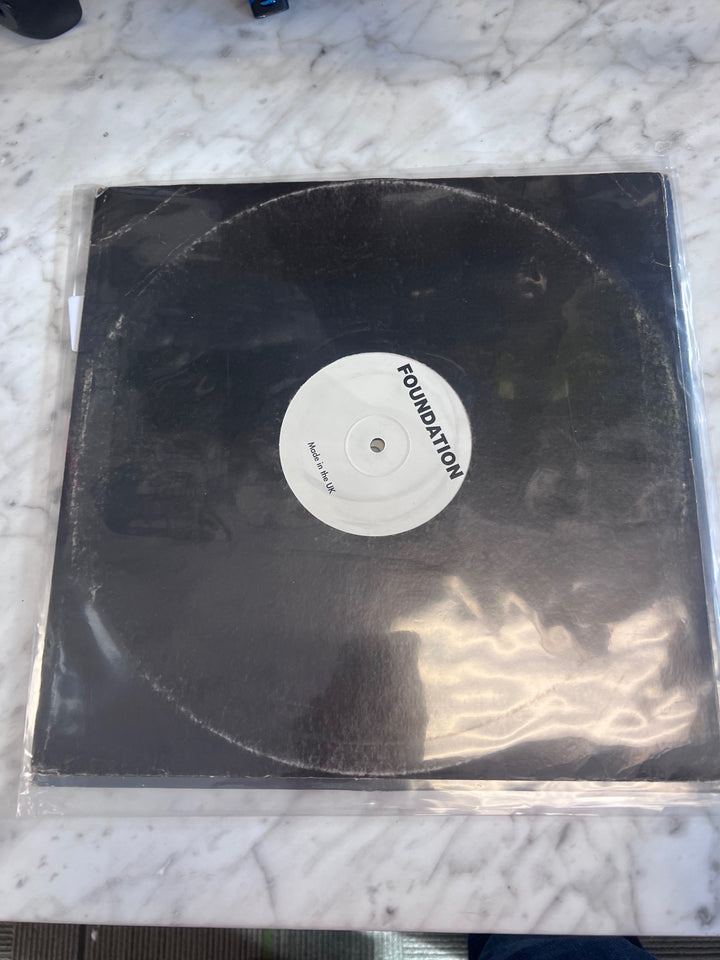 Foundation - When I Pump the Bass Rock This Place (VG+) Condition Vinyl Record VR10225