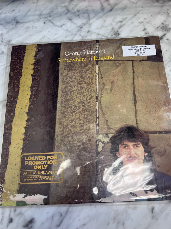 George Harrison - Somewhere in England (VG+) Condition Vinyl Record BOS10225