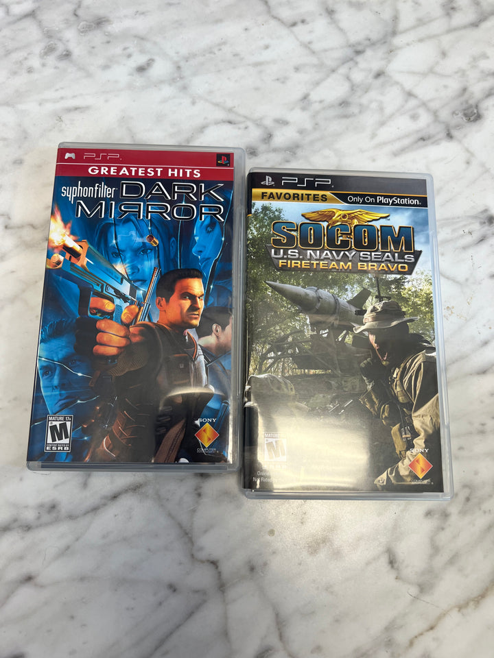 Syphon Filter: Dark Mirror & SOCOM Fireteam Bravo [Dual Pack] PSP D7824