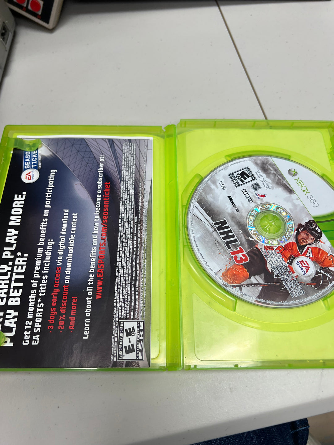 NHL 13 for Microsoft Xbox 360 in case. Tested and working.     DO61024