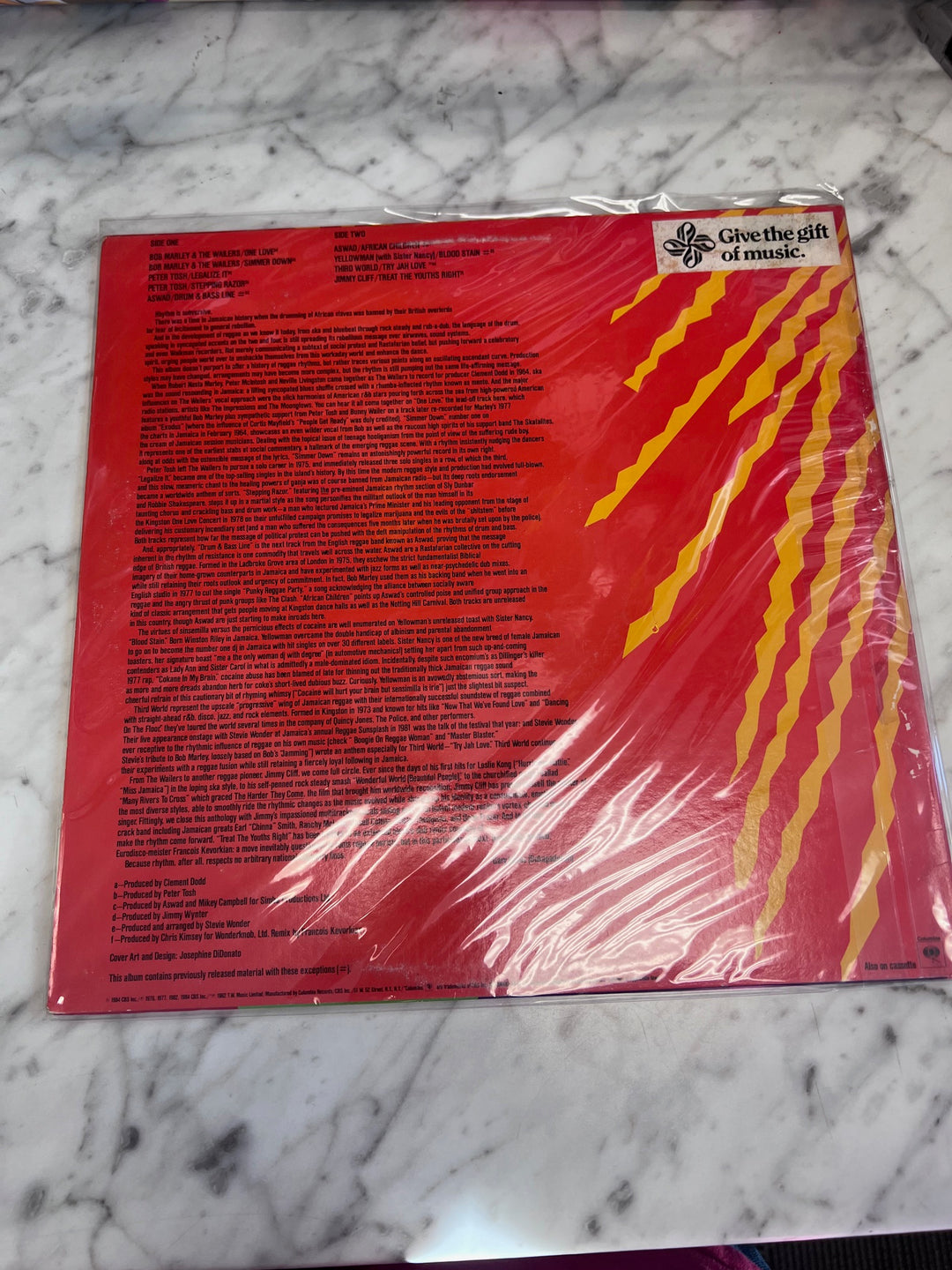 Rhythm Come Forward - A Reggae Anthology (NM) Condition Vinyl Record BOS10225