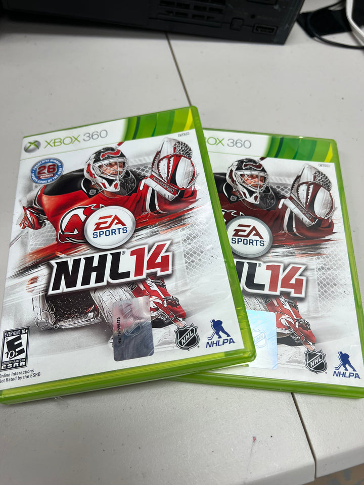 NHL 14 for Microsoft Xbox 360 in case. Tested and working.     DO61024