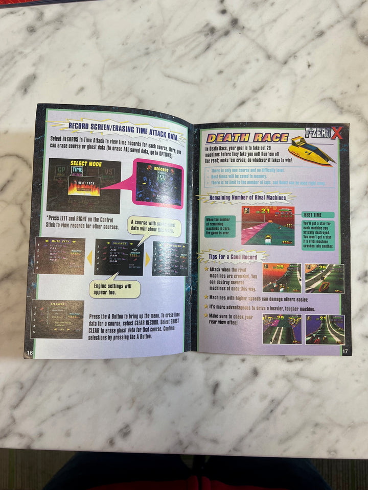 F-Zero X for Nintendo 64 N64 MANUAL ONLY   MO121924