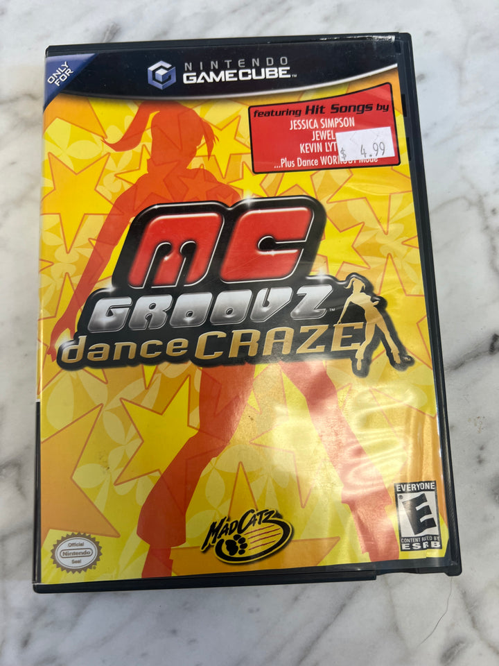 MC Groovz Dance Craze for Nintendo Gamecube Used, Tested and Working D7824