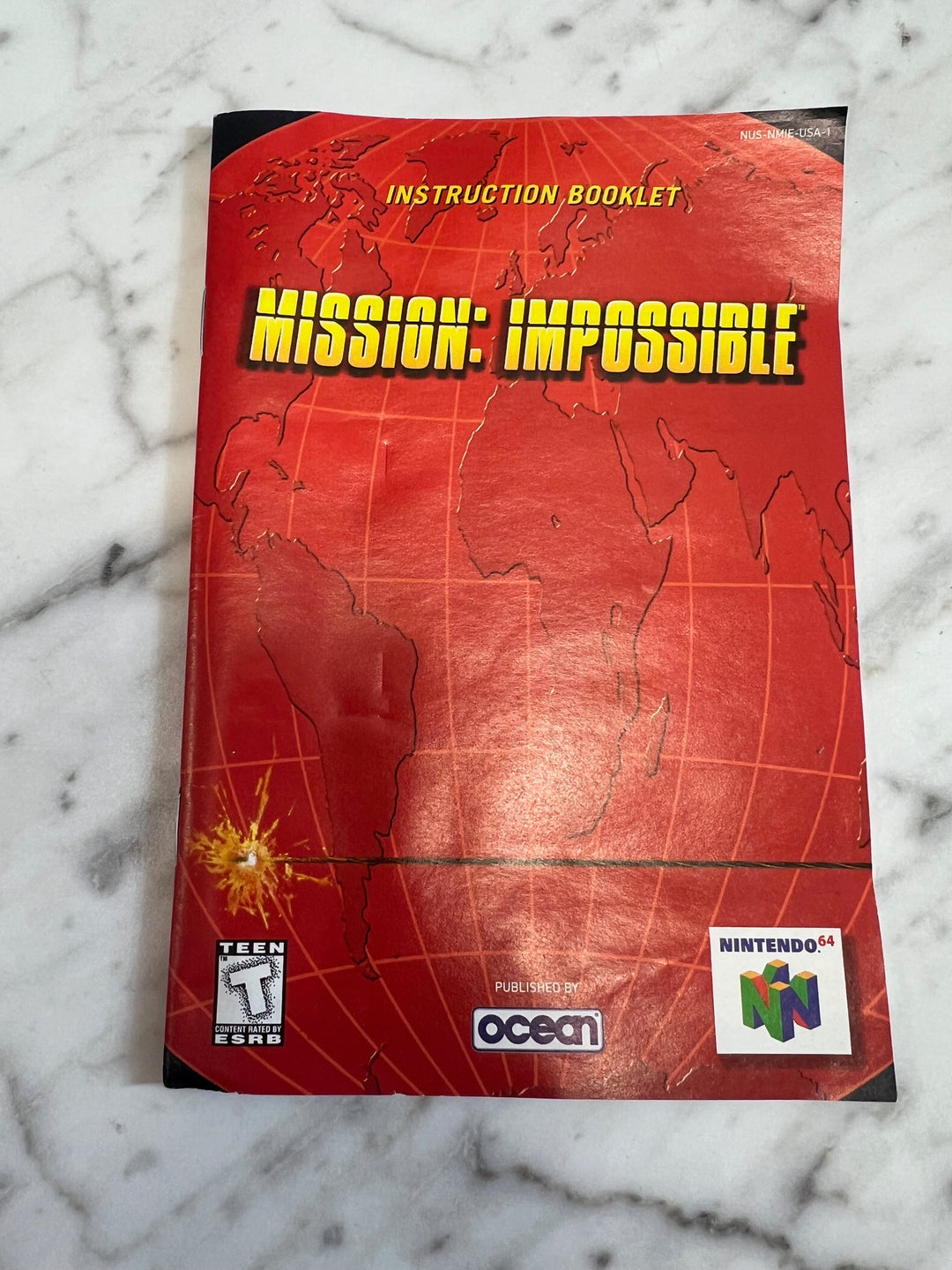 Mission Impossible for Nintendo 64 N64 MANUAL ONLY   MO121924
