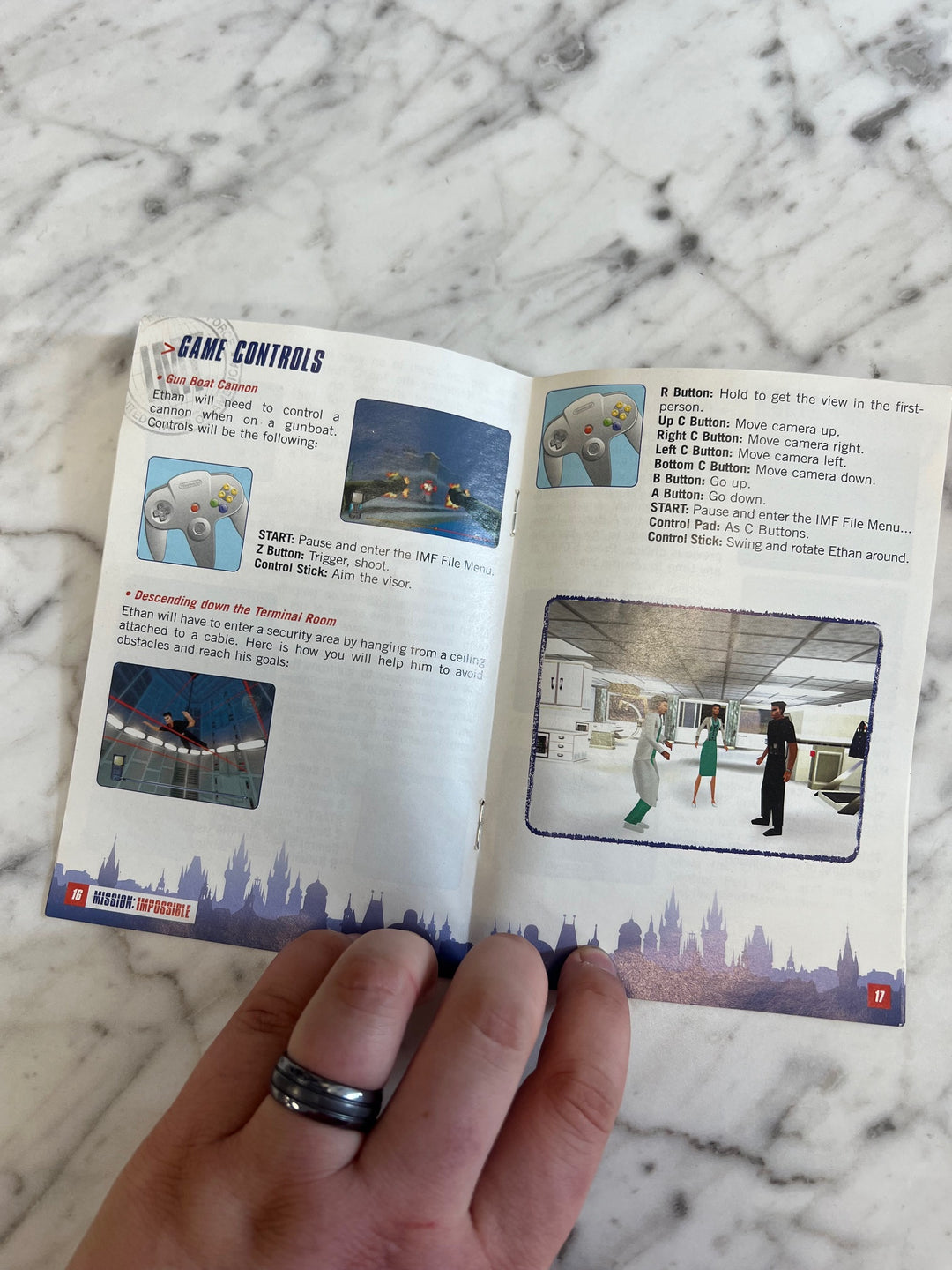 Mission Impossible for Nintendo 64 N64 MANUAL ONLY   MO121924