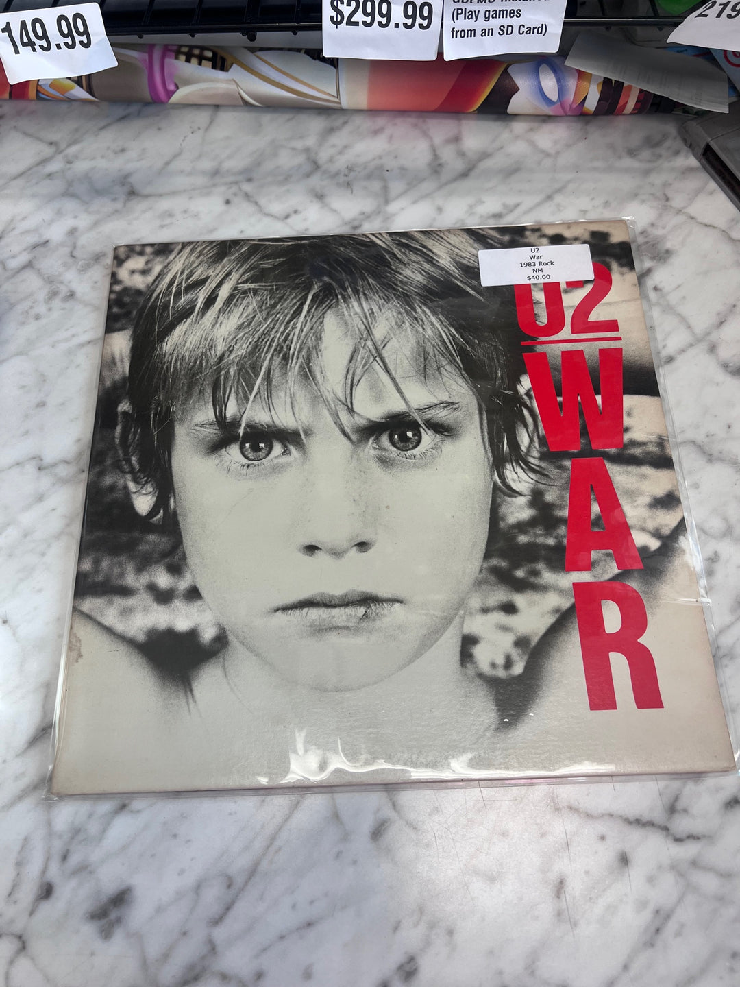 U2 - War (1983) (NM) Condition Vinyl Record BOS10225